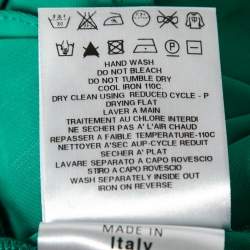 Pre Owned See by Chloe Green Jersey Oversized Draped Top S