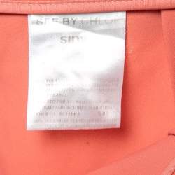 See by Chloe Pink Crepe Satin Trim Shorts S