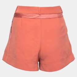 See by Chloe Pink Crepe Satin Trim Shorts S