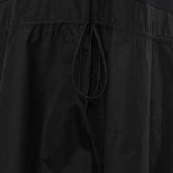 See by Chloe Black Cotton Scalloped Mini Dress XS   