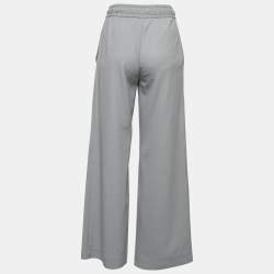 See by Chloe Light Blue Crepe Elastic-Waist Pants S