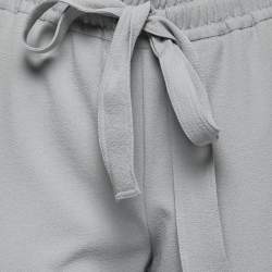See by Chloe Light Blue Crepe Elastic-Waist Pants S