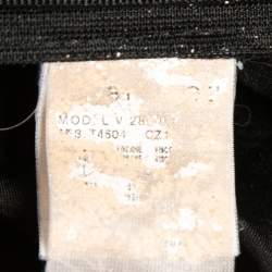 Pre Owned See by Chloe Black Crepe Ruffled Sleeves Midi Dress M