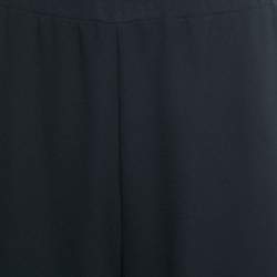 Pre Owned See by Chloe Black Crepe Side Trim Detail Pants L