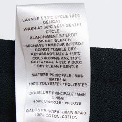 Pre Owned See by Chloe Black Crepe Side Trim Detail Pants L