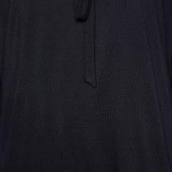 Pre Owned See by Chloe Black Modal Knit Neck Trim Tunic L