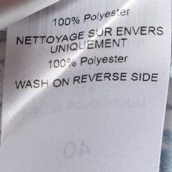 Pre Owned See by Chloe Blue Tarot Card Print Crepe Caftan Dress M