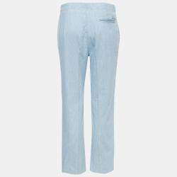 See by Chloe Light Blue Cotton Trousers M