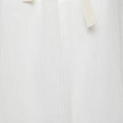 See by Chloe Snow White Cotton & Silk Flared Blouse S