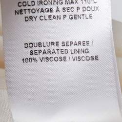 Pre Owned See by Chloe Brown/Yellow Tiger Print Silk Tie Waist Sleeveless Short Dress S