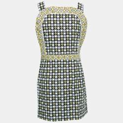 Pre Owned See by Chloe Black All-Over Print Cotton Sleeveless Mini Dress M