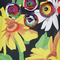 Pre Owned See by Chloe Multicolor Floral Printed Cotton & Silk Mini Dress L