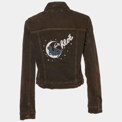 Pre Owned See by Chloe Brown Denim Button Front Jacket XL