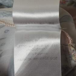 Pre Owned See by Chloe Pink Printed Pleated Crepe Midi Skirt S