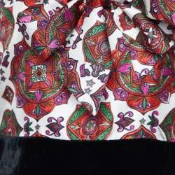 Pre Owned See by Chloe Multicolor Medallion Print Silk Sleeveless Dress M
