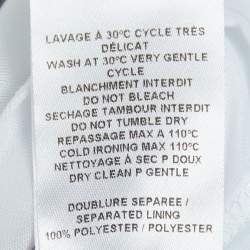 Pre Owned See by Chloe White/ Brown Floral Print Stretch Crepe Midi Dress L