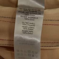 See by Chloe Cream Crepe Contrast Stitch Detail Trousers L