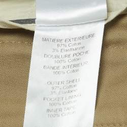 Pre Owned See by Chloe Beige Cotton Pleated Trousers S