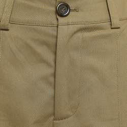 Pre Owned See by Chloe Beige Cotton Pleated Trousers S