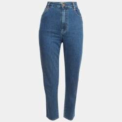 See by Chloe Blue Denim High Rise Shady Cobalt Jeans M Waist 28''