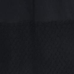 See by Chloe Black Lace and Cotton Long Sleeve Short Dress S