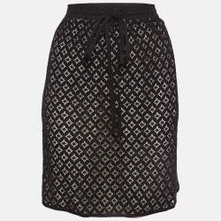 See by Chloe Black Lace Mini Skirt M