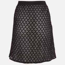 See by Chloe Black Lace Mini Skirt M