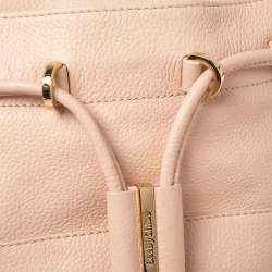 Pre Owned See By Chloe Pale Peach Leather Vicky Crossbody Bag
