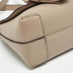 Pre Owned See by Chloe Beige Leather Mini Joan Shoulder Bag