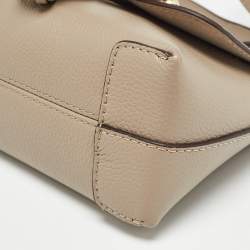 Pre Owned See by Chloe Beige Leather Mini Joan Shoulder Bag