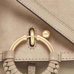 Pre Owned See by Chloe Beige Leather Mini Joan Shoulder Bag