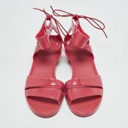 See by Chloe Pink Jelly Flat Sandals Size 36