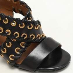 See by Chloe Black Leather Slingback Sandals Size 35.5
