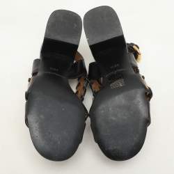 See by Chloe Black Leather Slingback Sandals Size 35.5
