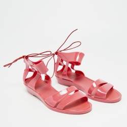 مملوكة مسبقًا See by Chloe Size 36 Pink Jelly Flat Sandals