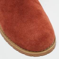 مملوكة مسبقًا See by Chloe Size 38 Brown Leather and Suede Mid Calf Boots