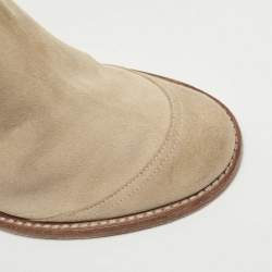 مملوكة مسبقًا See by Chloe Beige Suede Knee Length Boots Size 37 