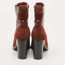 مملوكة مسبقًا See by Chloe Brown Suede  Annylee Ankle Boots Size 39