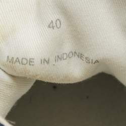 Pre Owned See by Chloé Blue Demin High Top Sneakers Size 40