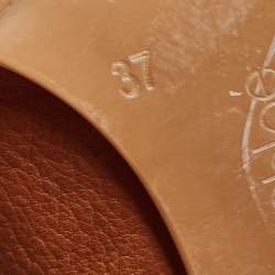 Pre Owned See by Chloe Brown Leather Lace Up Ankle Boots Size 37