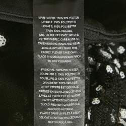 Self-Portrait Black Sequined Deco Trousers S