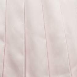 Pre Owned Self-Portrait Pink Satin Pleated Mini Skirt S