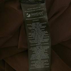 مملوكة مسبقًا فستان سيلف بورتريه بني بريق ماكسي مقاس متوسط - ميديوم