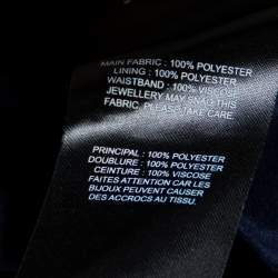 مملوكة مسبقًا فستان سيلف بورتريت منتصف طول قصة سبيرال كحلي وأسود M