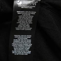 Pre Owned Self-Portrait Black Sequined Tiered Maxi Dress S