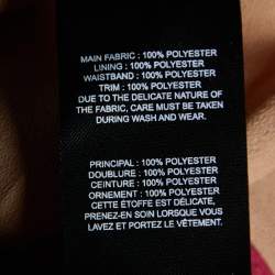 Pre Owned Self Portrait Burgundy Lace Off Shoulder Maxi Dress M