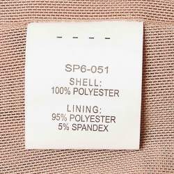 Pre Owned Self-Portrait Burgundy Lace Column Midi Dress L