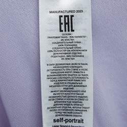 Pre Owned Self-Portrait Lilac Purple Sequin Mini Dress M