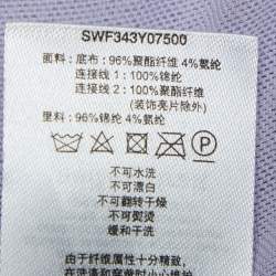 Pre Owned Self-Portrait Lilac Purple Sequin Mini Dress M