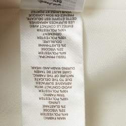 Pre Owned Self-Portrait White Viscose Blend Asymmetric Midi Dress M